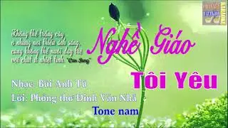 KARAOKE NGHỀ GIÁO TÔI YÊU - NHẠC 20/11
