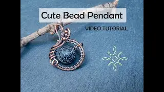 Wire Wrapped Bead Pendant Tutorial, Beginner Friendly DIY Jewellery Tutorial