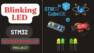 Blinking LEDs | Simulation in Proteus in the STM32 Blue Pill | STM32 | STM32CUBEIDE | STM32 project