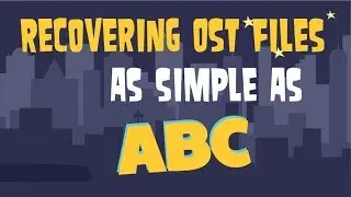 Recovering OST files to *.pst, *.eml, *.mbox, *.vcf, *ics file formats