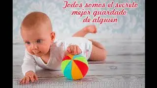Imágenes de bebés tiernos y bonitos con lindas frases de amor
