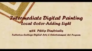 Digital Painting-  Light & Color Demo Student Paint Over