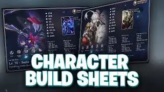 Honkai Star Rail (profile-) Character build card!