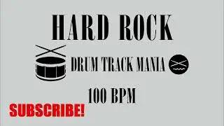 Hard Rock 100 BPM Drum Backing Track