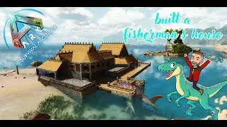 ARK Ascended BUILD " a fisherman's house " speed build