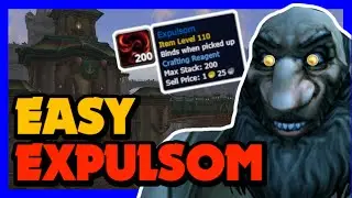 WOW How to get Expulsom Tutorial TSM (Trade skill master) GOLD MAKING