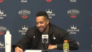 CJ McCollum | Pelicans-Knicks Postgame Interview 4/7/2023