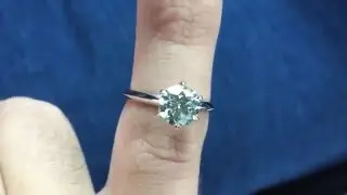 MY GF ENGAGEMENT RING: 1.336 Carat Brian Gavin H&A J VVS2
