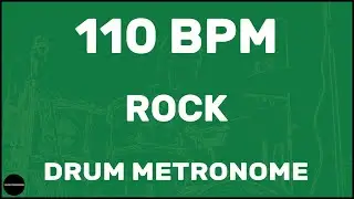 Rock | Drum Metronome Loop | 110 BPM