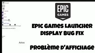 Epic Games Display Bug FIX - Working 2019