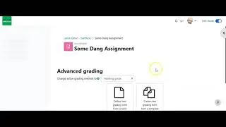 How to Create a Marking Guide in Moodle 4.0