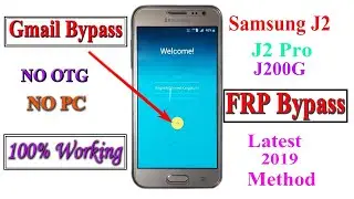 Samsung J2 Bypass Frp//Remove Google Account Lock New Method 2019