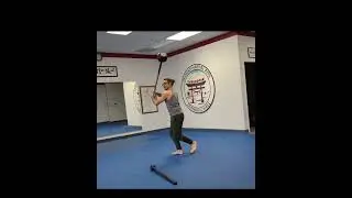 Steel Mace Curtsey swings.