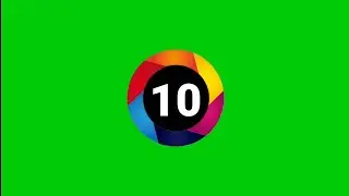 ✅Timer Green Screen | Countdown Timer 10 seconds Green Screen | Green Screen Dezine