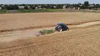 Verti-Till турбокультиватор Green Wave 3,9м робота/ Vertical Tillage Machine Green Wave 3.9m working