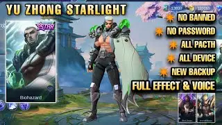 Script Skin Yu Zhong Starlight • full effect voice • no passsword • pacth terbaru