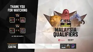 ESL MSP Championship: Malaysia Qualifiers | Call of Duty®️:Mobile - Garena