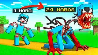 I Spent 24 Hours as an INFECTED PARASITE in Minecraft...