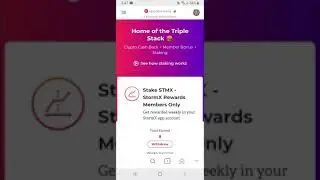 How To: Stake $STMX (StormX) on mobile