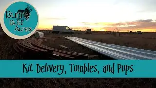 13 | Arched Cabin Kit Delivery | Delivery, More Tumbleweeds, Puppy Playtimes | Bunny Butt Acres