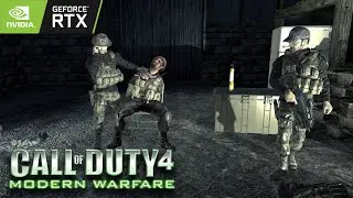 Call of Duty 4: Modern Warfare (2007) Mission 10 - Safehouse [4K 60FPS] | RTX 3060