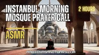 🕌 Ambience | Instanbul Morning | Mosque Prayer Call | 2 Hours