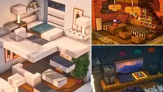 Minecraft: 3 Interior Design Ideas!