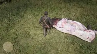 RDR2 - Killing & Skinning A Bison