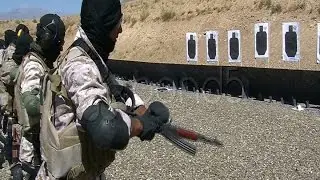 Afghan Commandos Shooting (Hd) C. Stock Footage