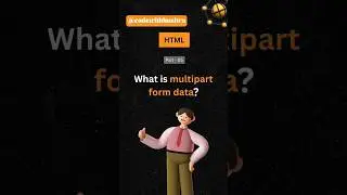 what is multipart form data? 