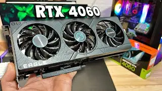 COMPREI UMA PLACA DE VIDEO NOVA ! RTX 4060, vale a pena