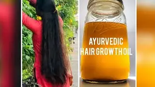Herbal hair oil - for fast hair growth | Homemade Herbal Hair Oil | Hair loss remedy