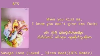 BTS - Savage Love (Laxed-Siren Beat) (BTS Remix) (mm sub lyrics)