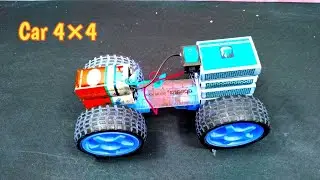 How to make car|Mini Car| Gear Motor Craft with 9voltbattry