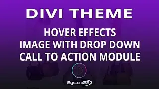 Divi Theme Hover Effects Image With Drop Down Call To Action Module 👈