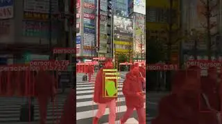 Yolov8  Object segmentation on Real time feed  
