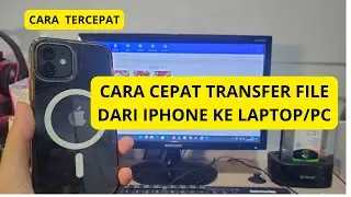 Cara cepat memindahkan file dari iphone ke laptop/pc