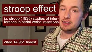 what is the stroop effect (color, counting, emotion)?  - ok science
