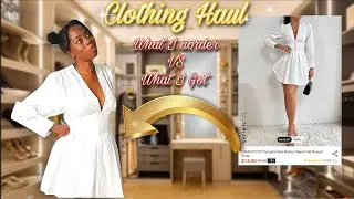 Clothing Haul // what I Order VS What I Got... @SHEINOFFICIAL @AliExpressGlobal