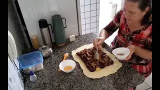 Пирог со сливами