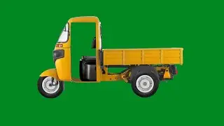 Green Loader Rickshaw Auto rickshaw रिक्षा top 10 pack Green screen cartoon animated vehicle running