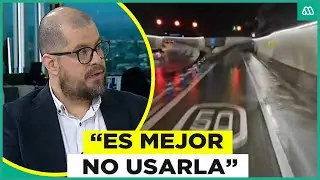 Nuevas filtraciones en túnel AVO: Expertos hacen lapidario análisis de la autopista