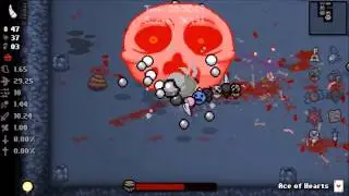 The Binding of Isaac Afterbirth Plus - Defeating Hush + Delirium as the Lost (Ft. Gnawed Leaf)