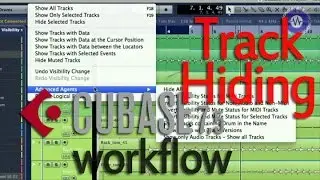 Cubase Focus:Workflow  Visibility and Mix