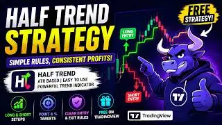 Master the Half Trend Trading Strategy with Pine Script | TradingView Tutorial