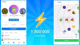 Тапалка Rating от создателей Major, Circle, Фабрика друзей, StarsFi и Heart