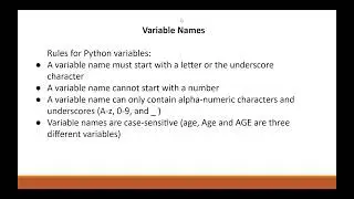 3) Variables, input and if-Else in python.
