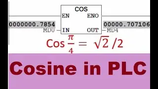 Siemens PLC- Cosine programming  by STEP7 software