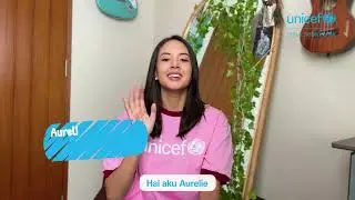 Pesan Aurelie untuk Hak Anak Mendapatkan Lingkungan Sehat