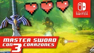 ⚔️ MASTER SWORD CON TRES CORAZONES ❤️❤️❤️ | ZELDA BOTW - PRIMERA VEZ XD
